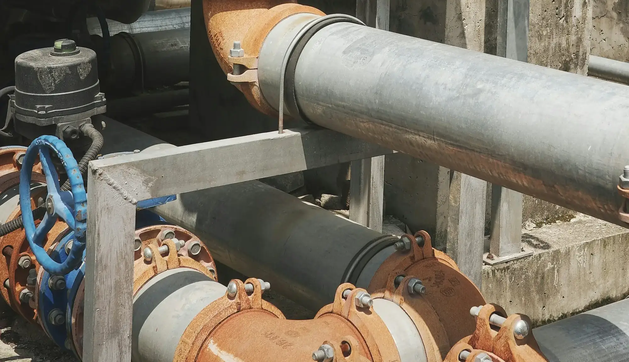 Industrial piping and valves