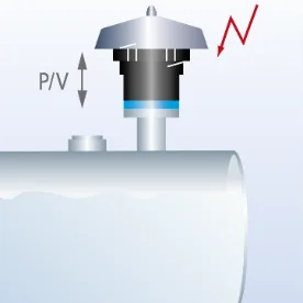Pressure Vacuum Valve as End of Line