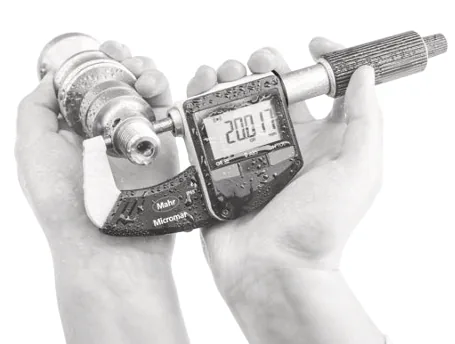 Mahr handheld digital micrometer