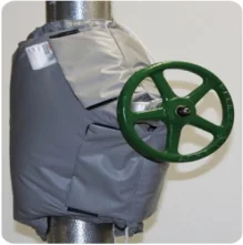 Removable insulation cover for valves
