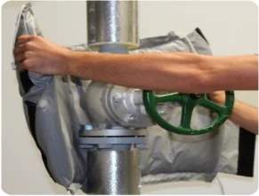 Fitting a removable insulation cover